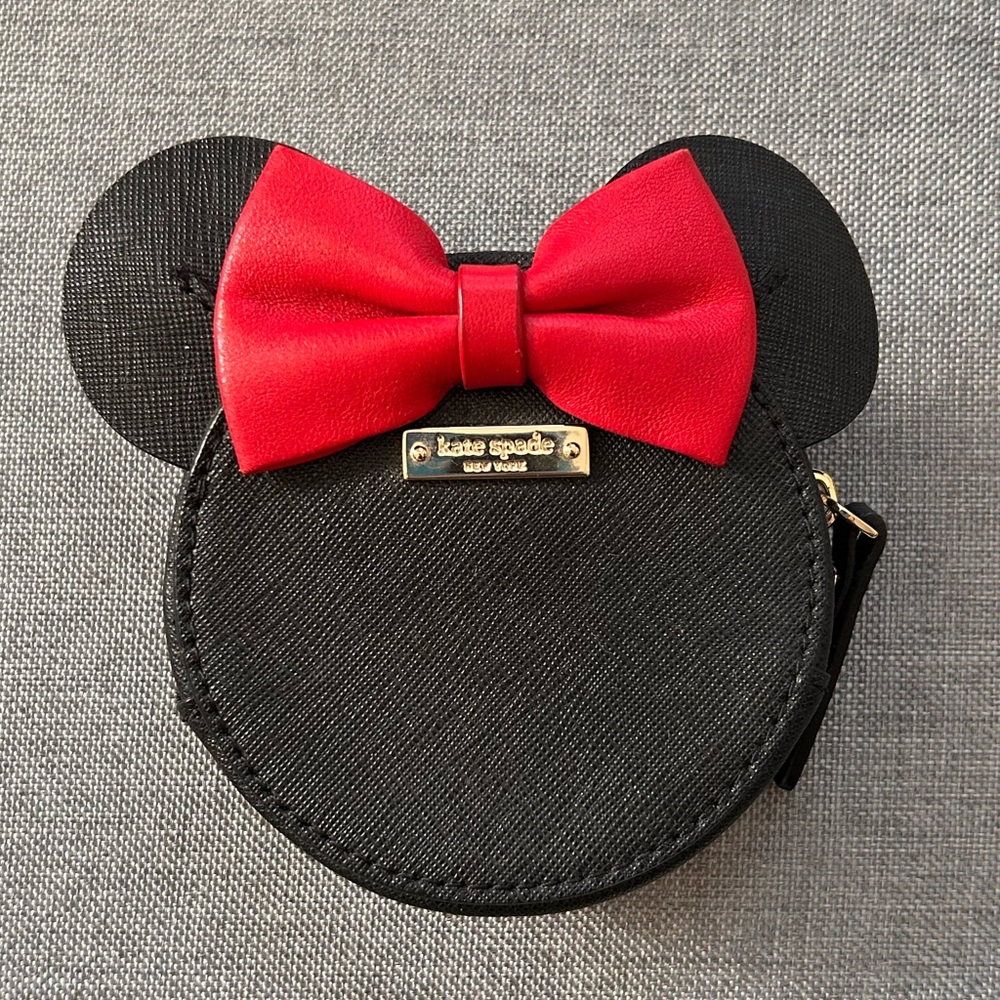 Kate Spade x Disney Minnie Mouse Zip Coin Pouch Wallet